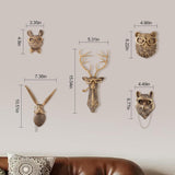 Gold Animal Head Wall Decor Wall