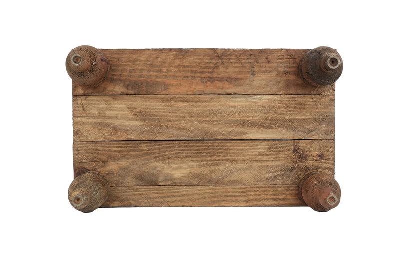 Cali-20x12 inch-Farm Cake Table-Display-Reclaimed Wood-Brown