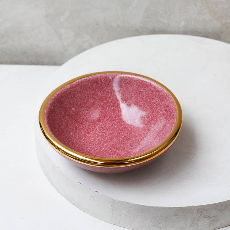 Pink Porcelain Ring Bowl