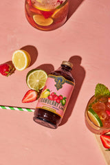 Strawberry Lemon Lime Syrup 12 oz - cocktail / mocktail mix