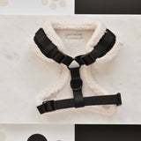 Black Aviator Adjustable Neck Harness: L