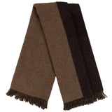 Highland Tweeds Double Cloth Throw (Mocha/Brown)