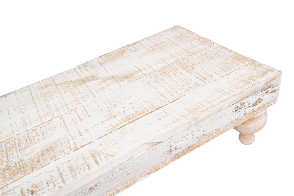Chula Cake Table Set-Display-Reclaimed Wood-Set 3-White