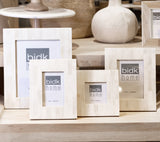 4x6” Carved Bone Picture Frame