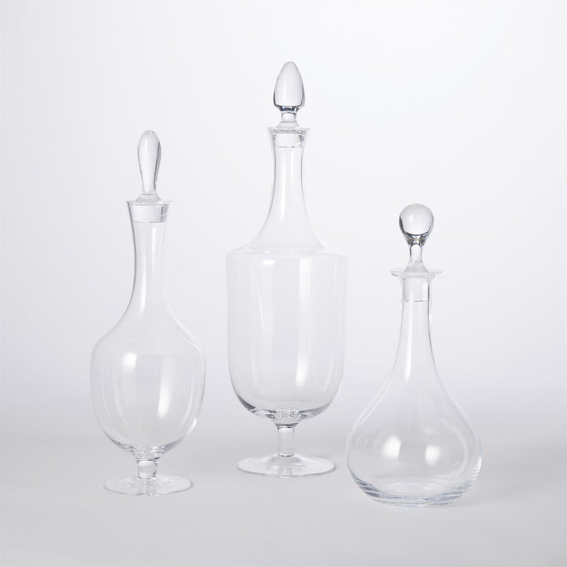 Classic Footed Decanter- Large