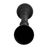 Floor Pillar Candle Holder - Black Metal Abacus, 36 in.