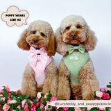 Luxe Adjustable Neck Harness - Baby Pink Heart: L