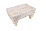Chula Cake Table Set-Display-Reclaimed Wood-Set 3-White