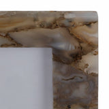 Picture Frame - Gray Agate Stone Modern Rectangular, 5x7 in.