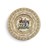 Fucking Fabulous Vintage Plate