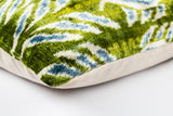Luxury Handmade 16x24 Silk Velvet Pillow – Organic Vegetable