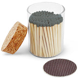 2" Matches in Cork Top Jar - Colors of Your Choice
