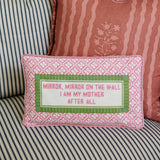 Mirror Mirror Needlepoint Pillow