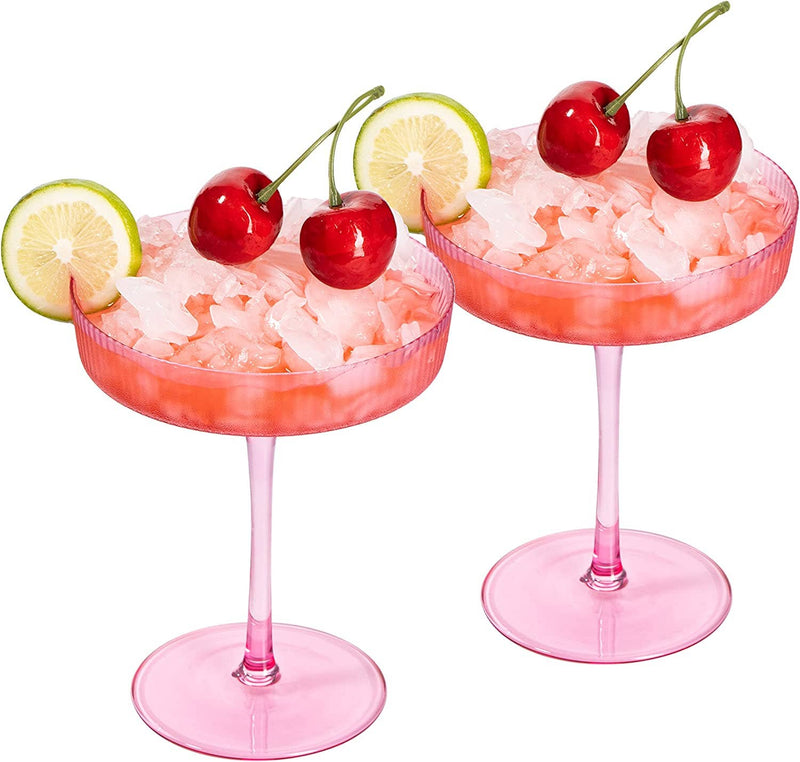 Pink Ripple Cocktail - SET OF 2