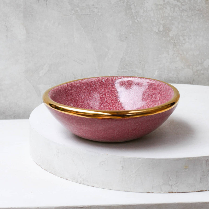 Pink Porcelain Ring Bowl