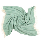 Southampton Home Merino Wool Herringbone Throw