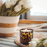 SAMPLE Cassis Vanilla Amber Tortoise Soy Blend Candle