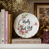 Kindly Fuck Off Vintage Plate
