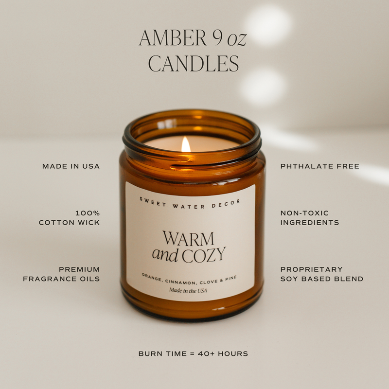 Pumpkin Spice 9 oz Soy Candle - Fall Decor and Gifts