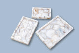Lg. White Agate Tank Tray