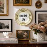 High-End Gay Vintage Plate