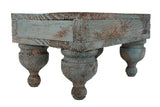 Haysley Table-Display-Reclaimed Wood-14x12 inch-Turquoise