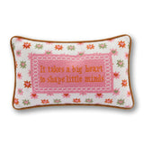Big Heart Needlepoint Pillow