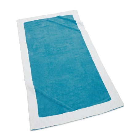 Capri Beach Towel Aqua / Unique-Jimmy DeLaurentis Home