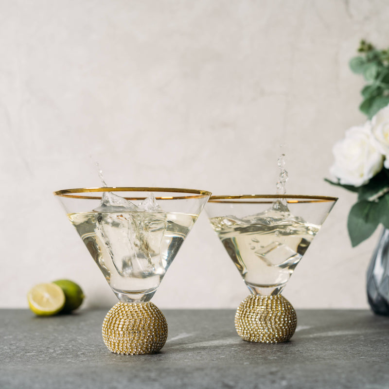 Diamond Martini Glasses - SET OF 2 2025