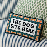 Dog_Sits_Here_Needlepoint_Pillow_Jimmy_Delaurentis_2