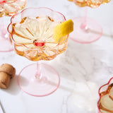 Elegant Flower Champagne & Cocktail Coupes-Image 2