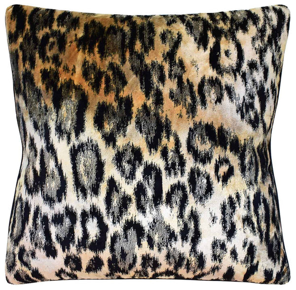 RYAN STUDIO/LEOPARD PILLOW NATURAL/JAMES BY JIMMY DELAURENTIS