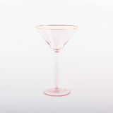 Light Pink Martini Glass