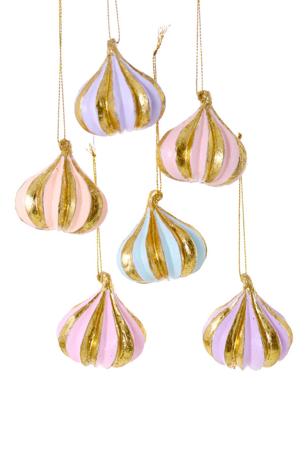 PASTEL MERINGUES-GOLD 6 ASST