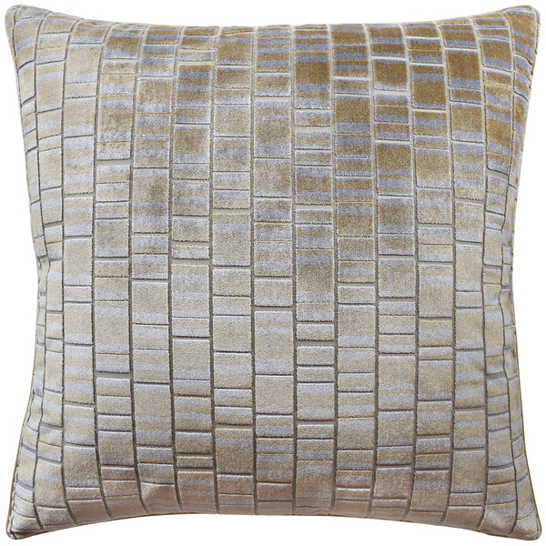 RYAN STUDIO/CASK PILLOW BRASS-22X22/JAMES BY JIMMY DELAURENTIS