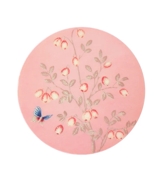 PINK CHINOISERIE COASTERS-SET OF 4