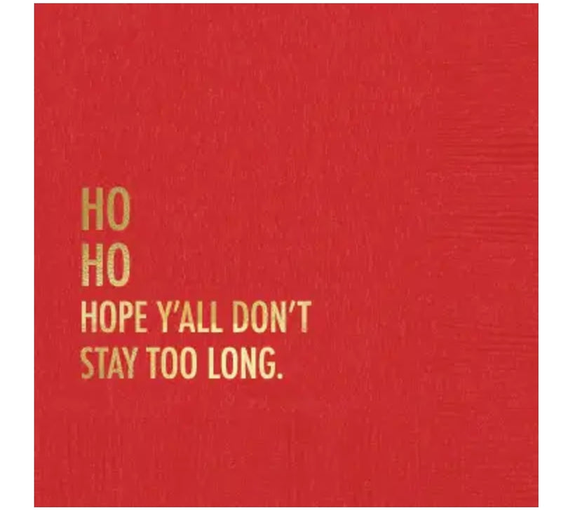 Don't Stay Holiday Napkin