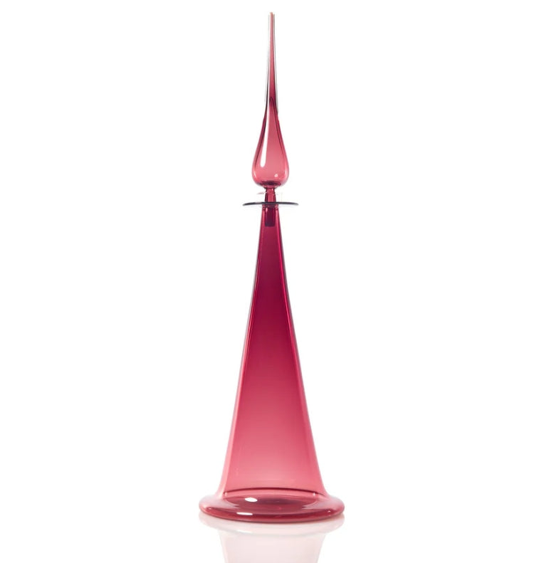 FLUTED CONE LARGE DECANTER