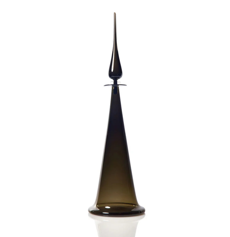 FLUTED CONE LARGE DECANTER