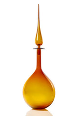 PETITE TEARDROP DECANTER AMBER/JOE CARIATI/JIMMY DELAURENTIS HOME