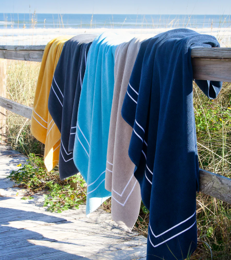 Amalfi Beach Towel Beach Navy