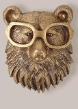 Gold Animal Head Wall Decor Wall