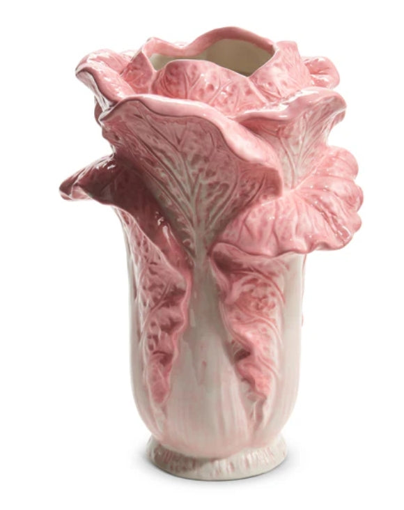 Pink Cabbage Vase