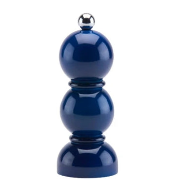 Navy Mini Bob Salt or Pepper Mill