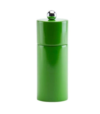 Leaf Green Mini Column Salt or Pepper Mill