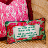 Expensive Needlepoint Pillow