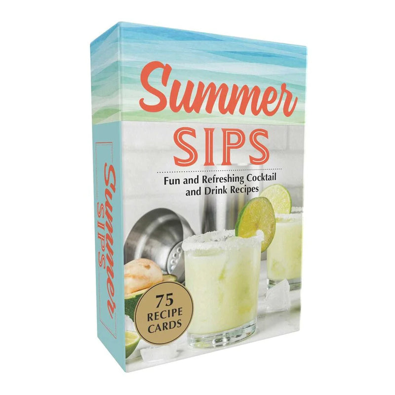 SUMMER SIPS RECIPE CARDS/SHOP OUR WINDOW/JAMES BY JIMMY DELAURENTIS 