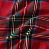 Stowe Tartan Holiday Plaid Cotton Napkins, Set of 8 - 17x17