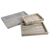 Marble Tank Tray 14x10" Brown Galaxy