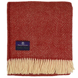 Highland Tweeds Wool Herringbone Throw